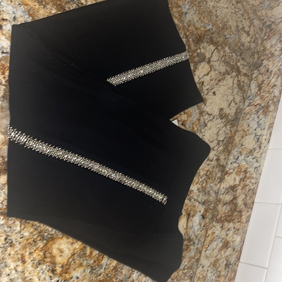 Zara Large Black Pants with side studded piping. New with tags! - Picture 6 of 6